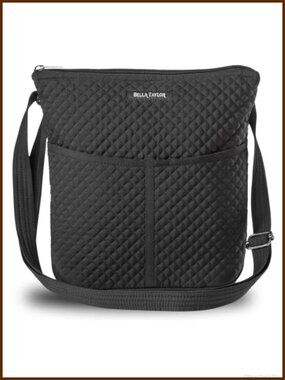 Quilted Crossbody Hipster Handbag Lightweight Adjustable Strap